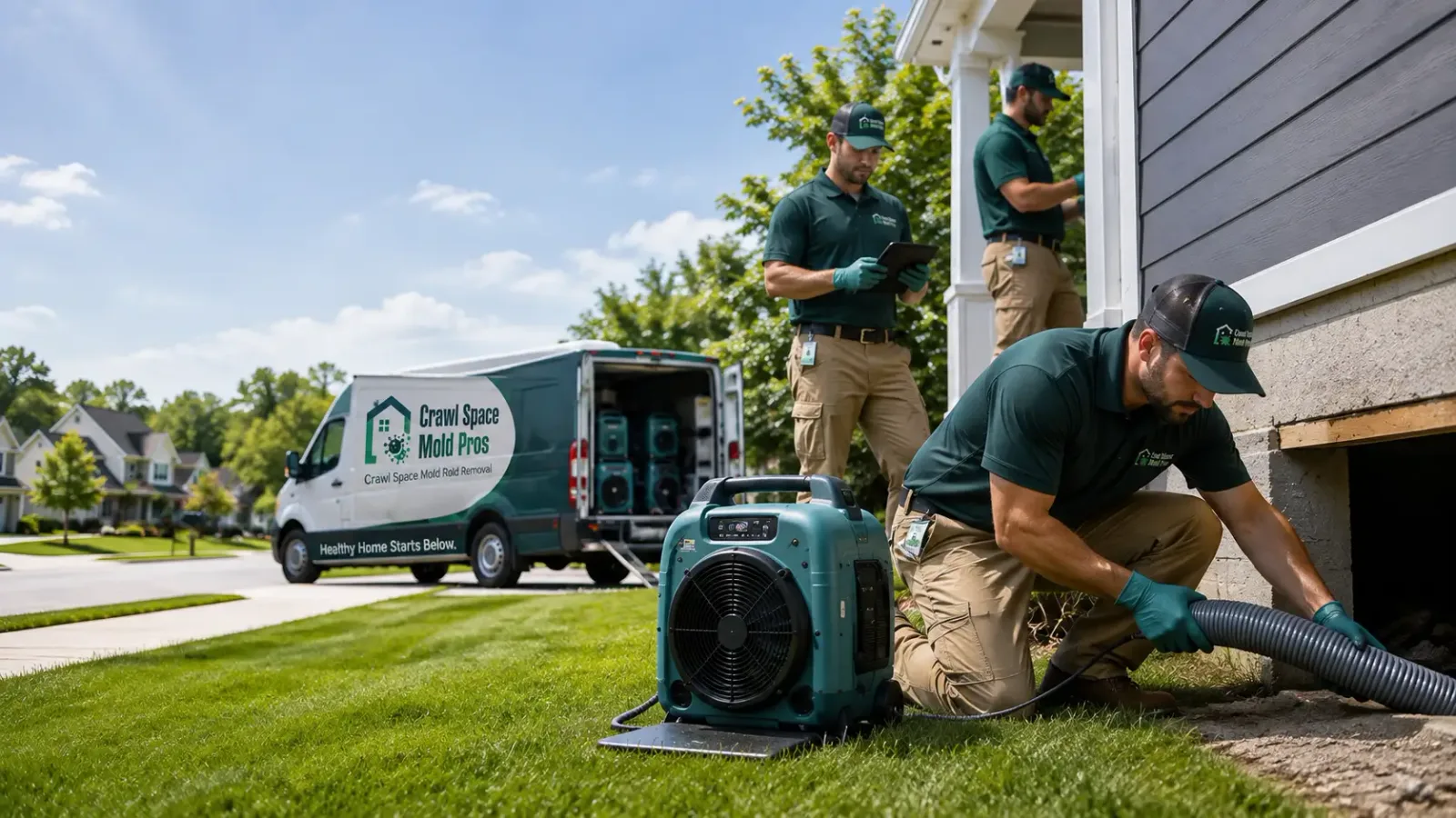 Crawl Space Mold Removal in Winchester, IN